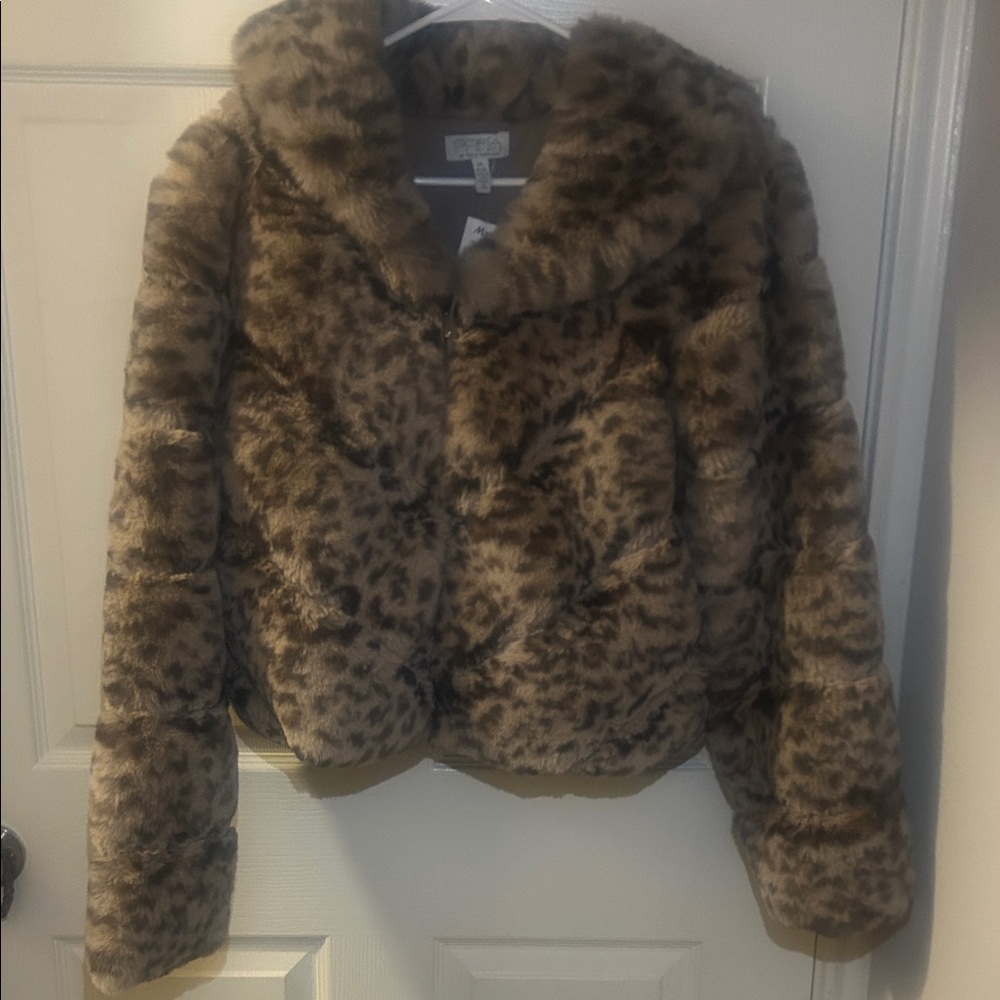 Leopard Print Coat